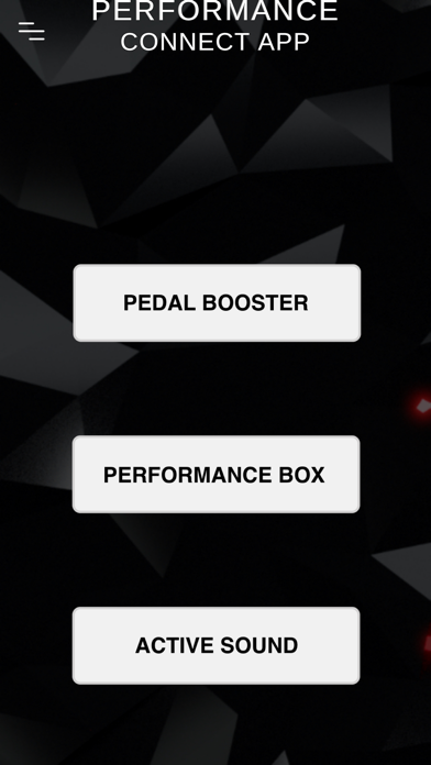 PERFORMANCE CONNECT APP screenshot 2