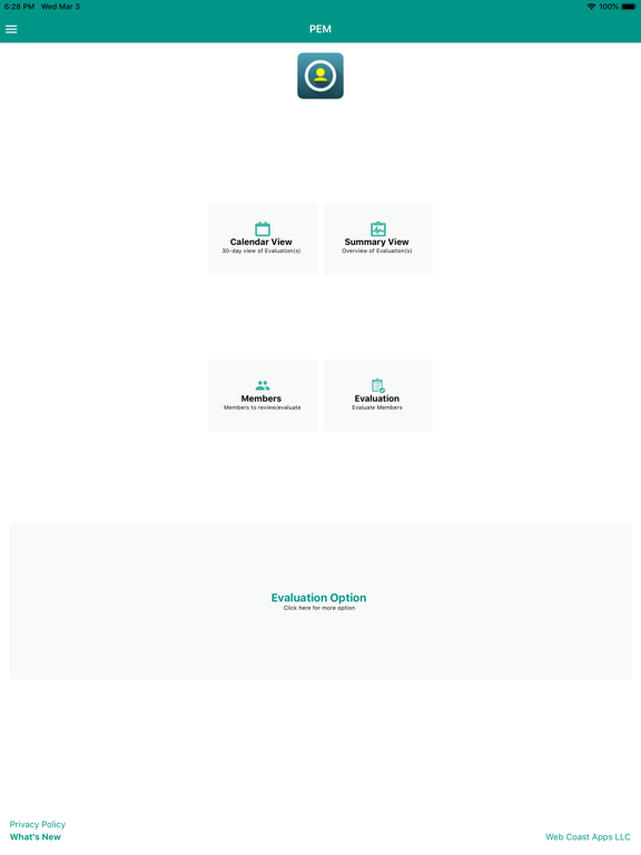 Performance Evaluation Manager screenshot 1