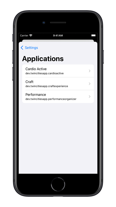 Performance Organizer screenshot 1