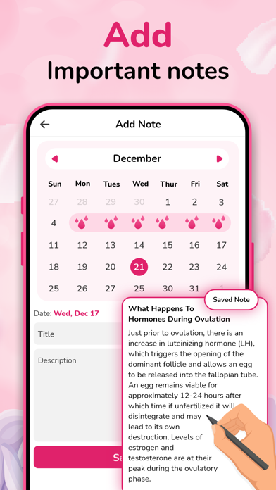 Period & Ovulation Calculator screenshot 2