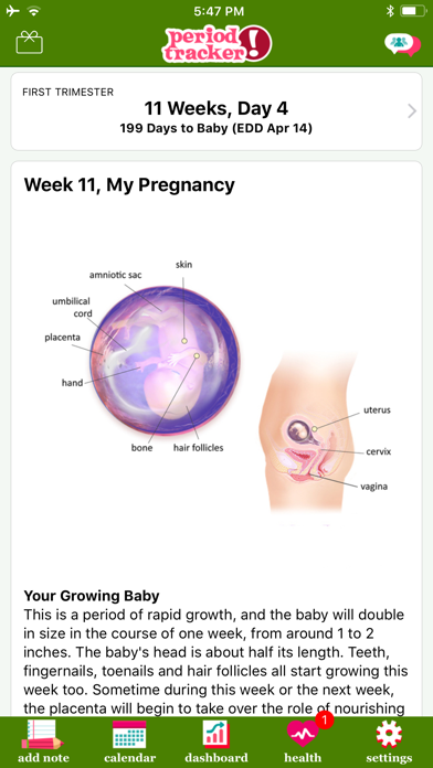 Period Tracker by GP Apps screenshot 2