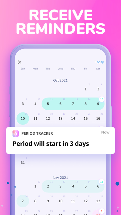 Period Tracker ⋆ screenshot 1