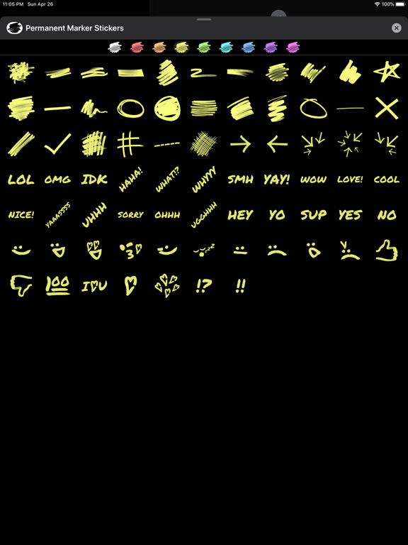 Permanent Marker Stickers screenshot 5