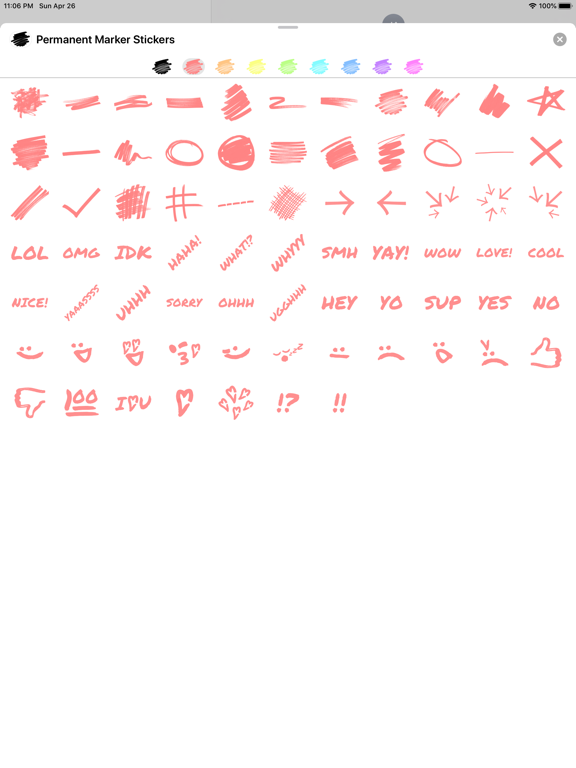 Permanent Marker Stickers screenshot 7