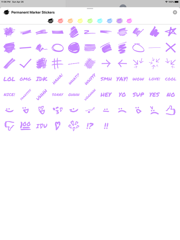 Permanent Marker Stickers screenshot 1