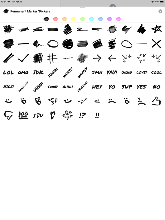 Permanent Marker Stickers screenshot 9