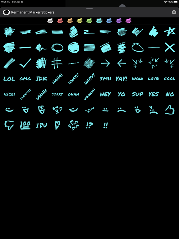 Permanent Marker Stickers screenshot 3