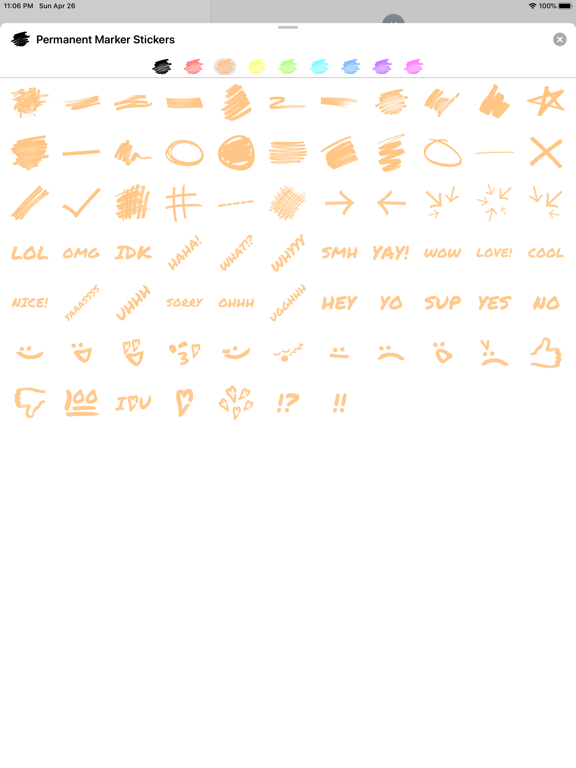 Permanent Marker Stickers screenshot 6