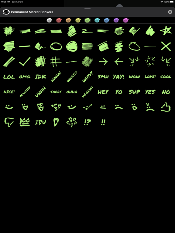 Permanent Marker Stickers screenshot 4
