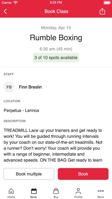 Perpetua Fitness screenshot 1