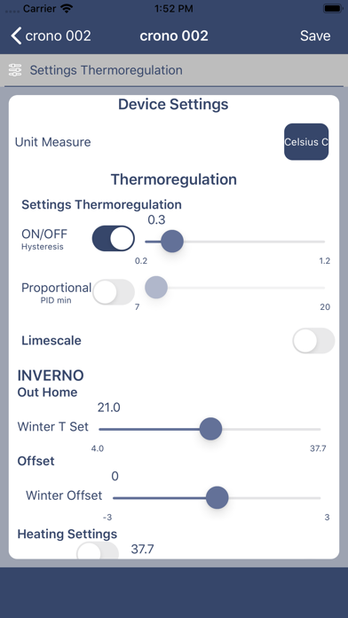 Perry Termostato 230V screenshot 3