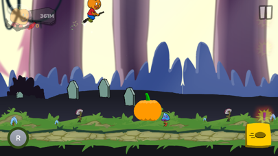 Perry the Pumpkin - Broom Dash screenshot 1