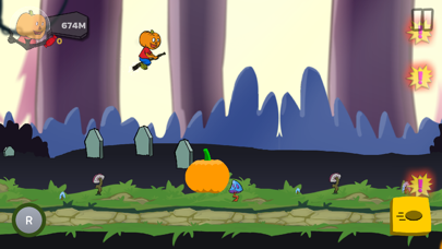 Perry the Pumpkin - Broom Dash screenshot 2