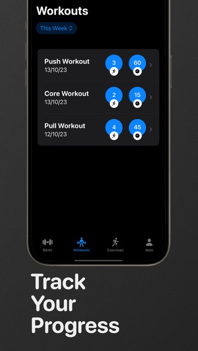 Personal Bests screenshot 2