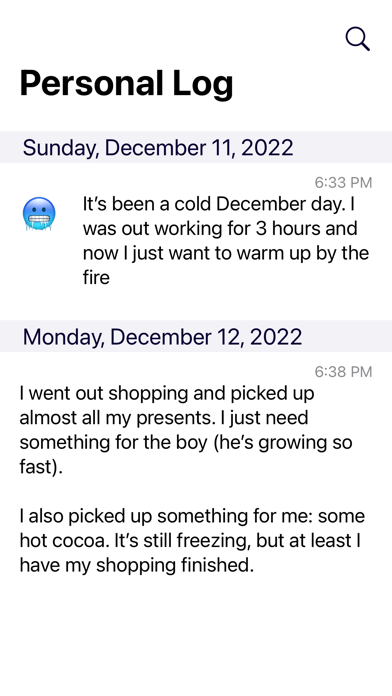 Personal Log Journal screenshot 4
