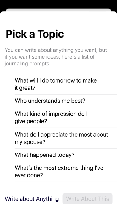 Personal Log Journal screenshot 2