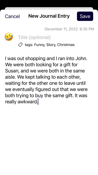Personal Log Journal screenshot 3