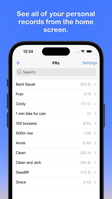 Personal Records - PRs screenshot 4