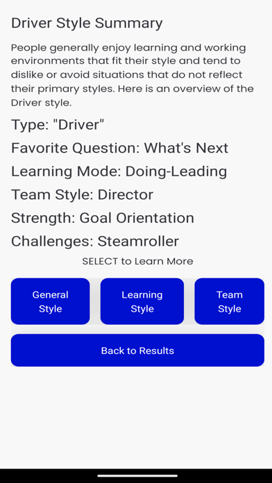 Personal Style Indicator screenshot 2