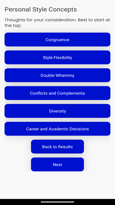 Personal Style Indicator screenshot 1