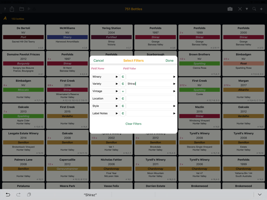 Personal Wine Cellar Database screenshot 9