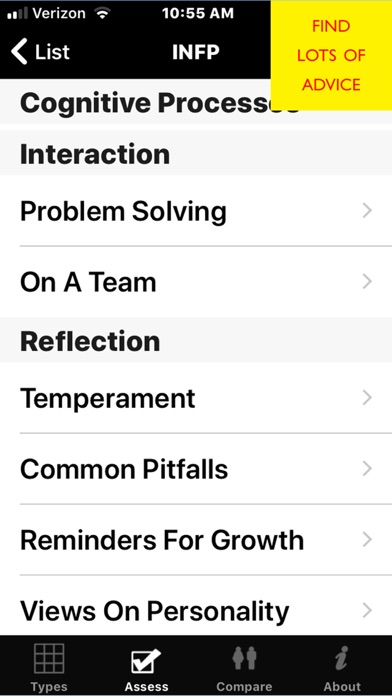 Personality Types screenshot 4
