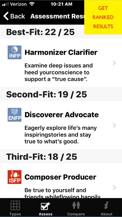 Personality Types screenshot 7