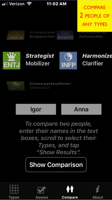 Personality Types screenshot 2