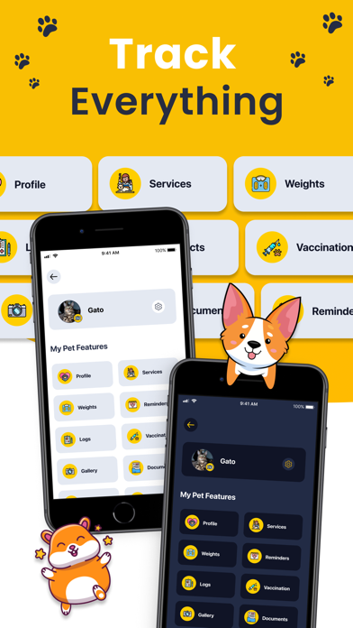 Pet Care Tracker Dog Cat Log screenshot 2