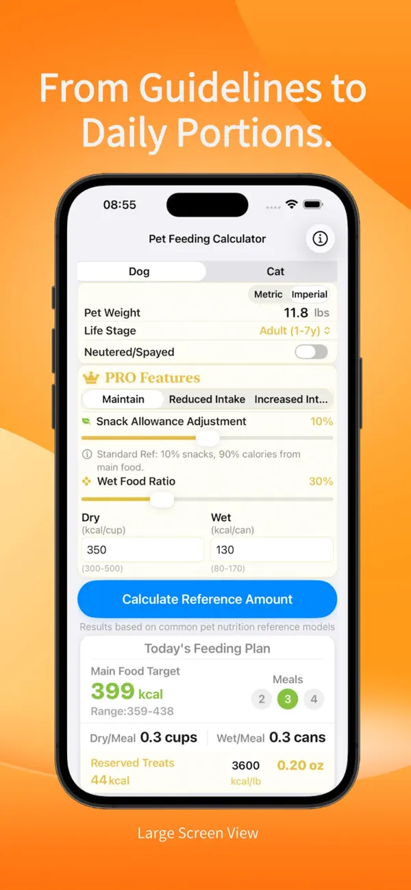 Pet Feeding Calculator screenshot 5