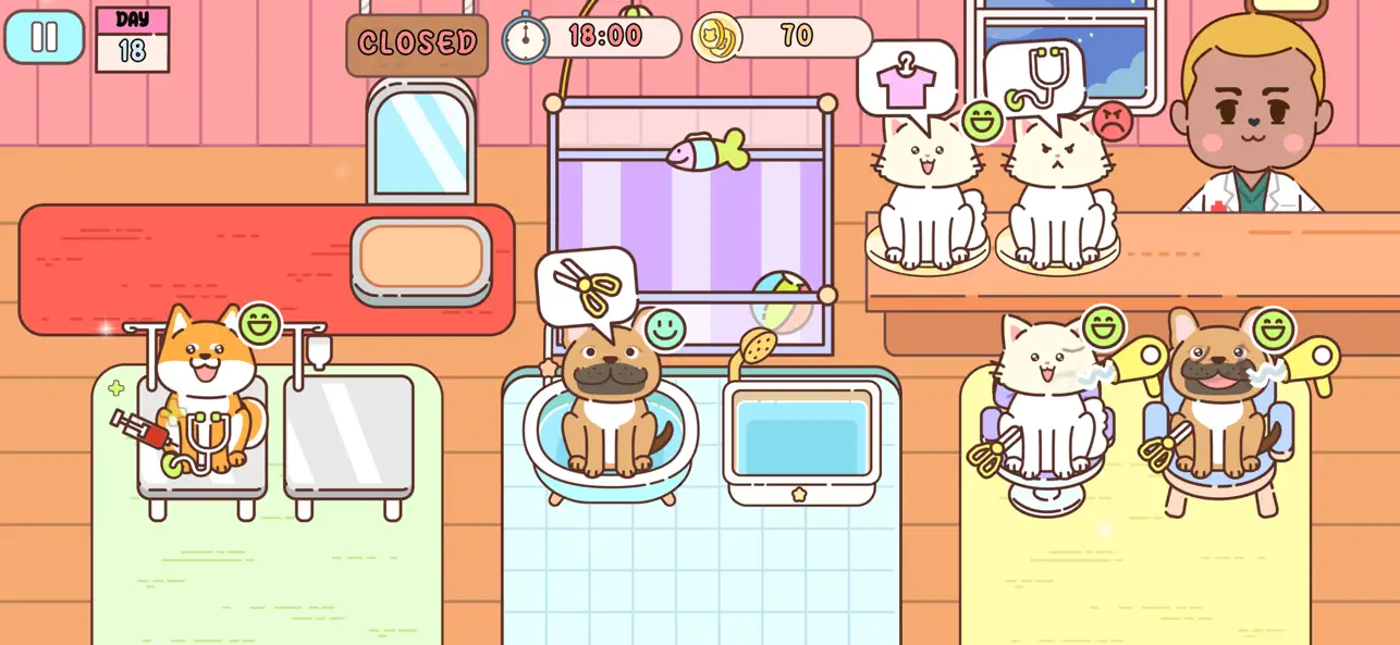 Pet Games: Cute Virtual Salon screenshot 1