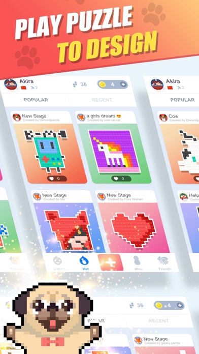 Pet Home Design & Pixel Puzzle screenshot 1