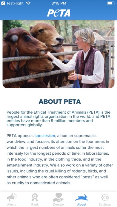 PETA: Saving Animals Made Easy screenshot 1