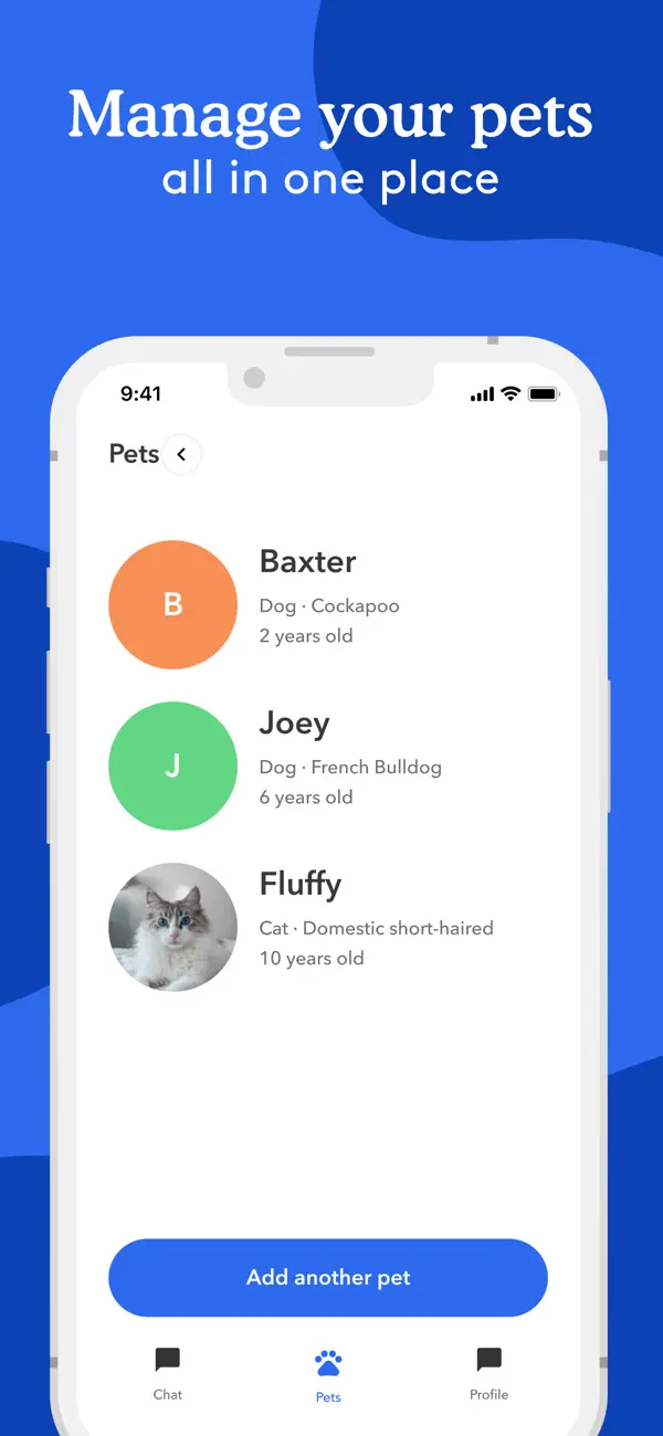 PetsApp screenshot 2