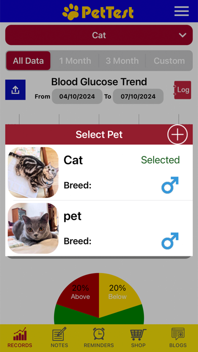 PetTest Digital Companion App screenshot 2