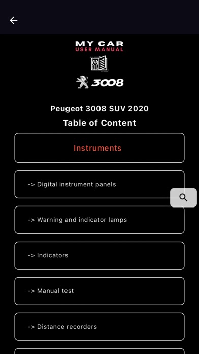 Peugeot 3008 Manual & Car Logs screenshot 1