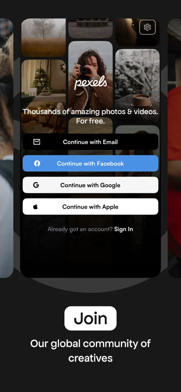 Pexels screenshot 1
