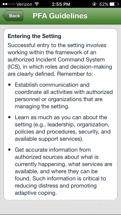 PFA Mobile screenshot 1