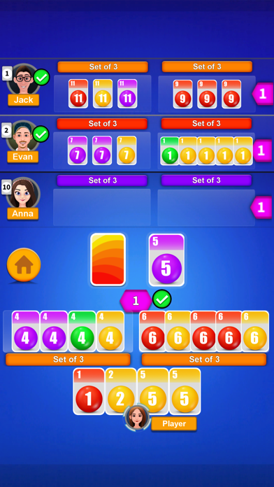 Phase rummy Classic card party screenshot 3