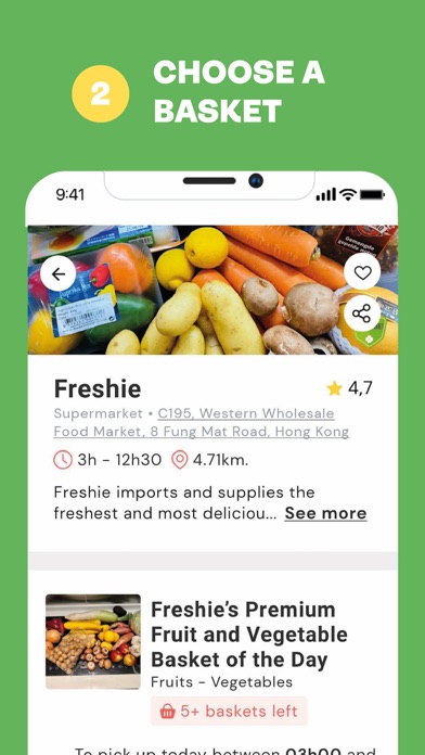Phenix, anti-food waste app screenshot 1