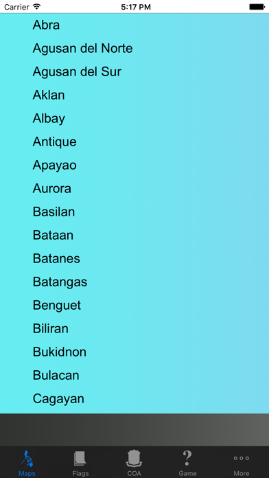Philippines Province Maps and Capitals screenshot 1