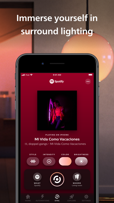 Philips Hue screenshot 2