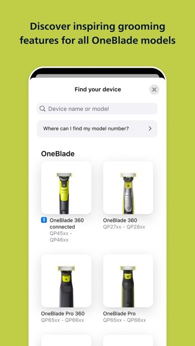 Philips OneBlade (Daily Care) screenshot 5