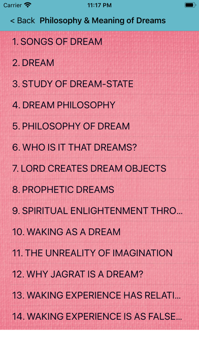 Philosophy & Meaning of Dreams screenshot 3