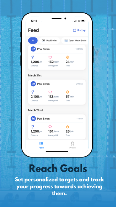 Phlex Swim App screenshot 2