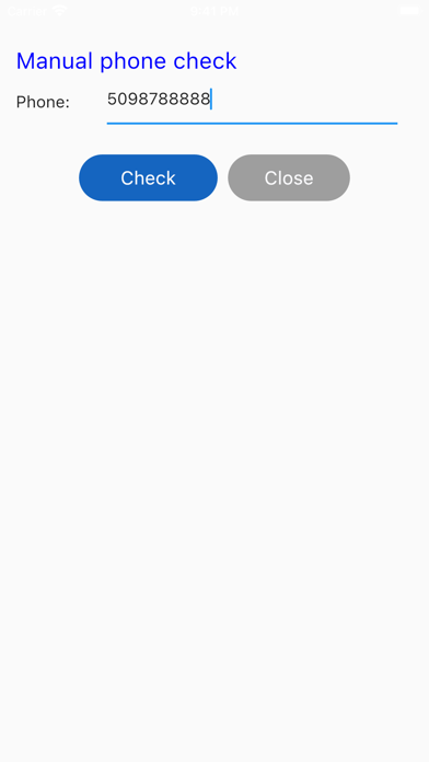 Phone Validator screenshot 3