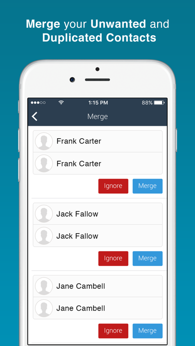Phonebook Keeper - Backup and Merge duplicate contacts -دمج الأسماء المتكررة وحفظ نسخة إحتياطية لجهات الإتصال screenshot 2