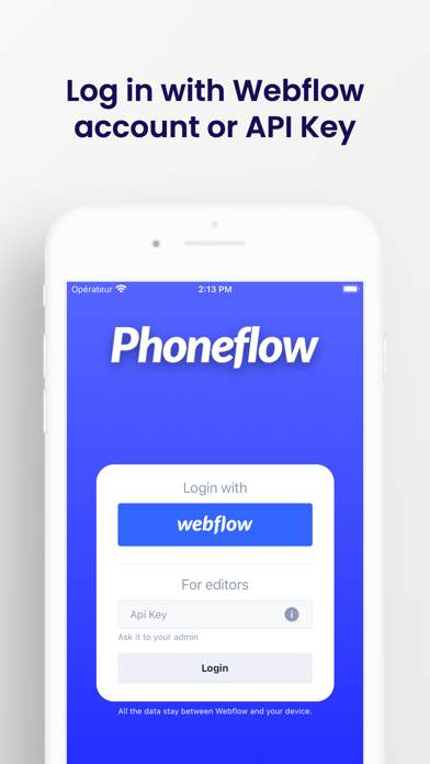Phoneflow - Webflow on Phone screenshot 3