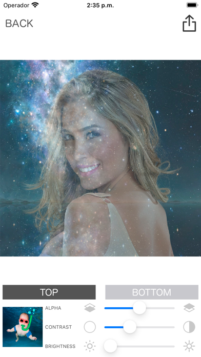 Photo blend - mixer pictures screenshot 4