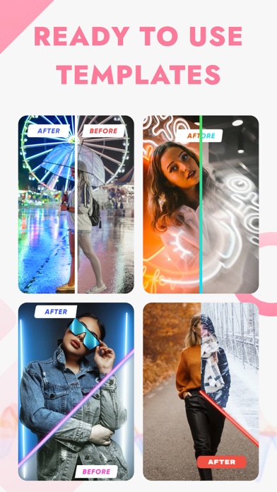 Photo compare before and after screenshot 2